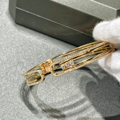 [Cadisa]MOVE 10TH PAVED DIAMOND BRACELET