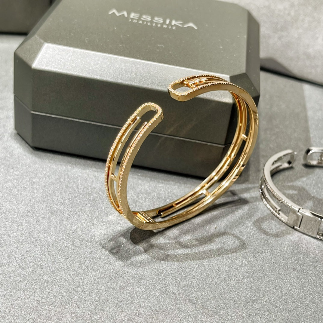 [Cadisa]MOVE 10TH PAVED DIAMOND BRACELET