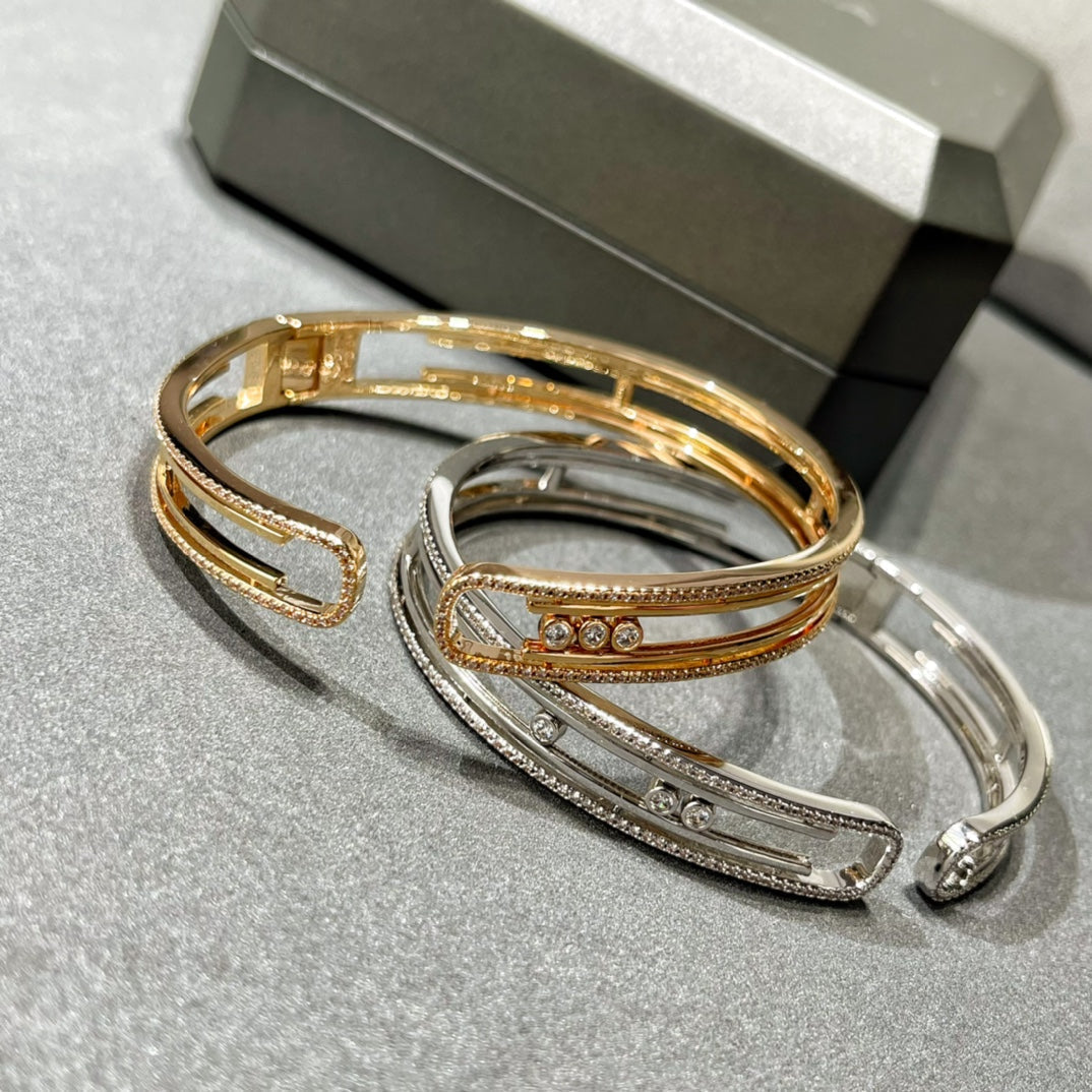 [Cadisa]MOVE 10TH PAVED DIAMOND BRACELET