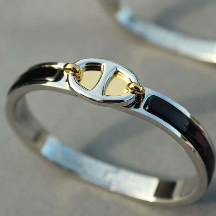[Gaonasi]CLIC CHAINE SILVER BRACELET