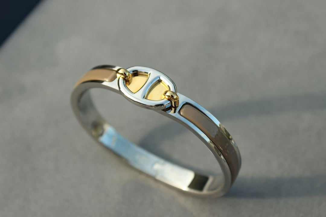[Gaonasi]CLIC CHAINE SILVER BRACELET