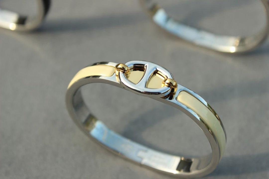[Gaonasi]CLIC CHAINE SILVER BRACELET