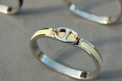 [Gaonasi]CLIC CHAINE SILVER BRACELET