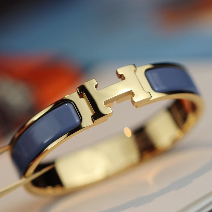 [Gaonasi]H BRACELET 12MM BLUE GRAY