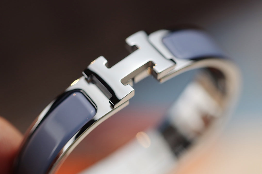 [Gaonasi]H BRACELET 12MM BLUE GRAY