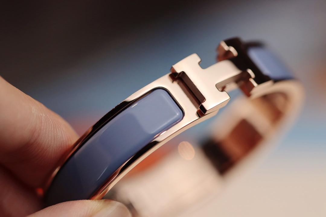 [Gaonasi]H BRACELET 12MM BLUE GRAY