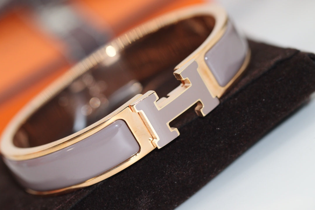 [Gaonasi]H BRACELET 12MM BROWN