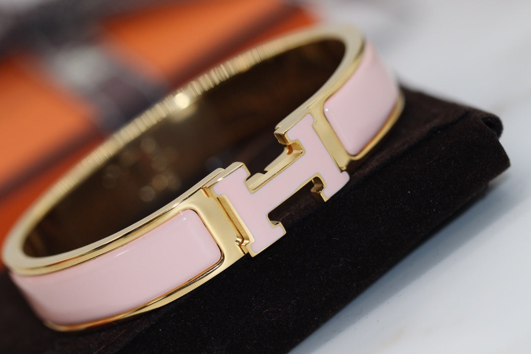 [Gaonasi]H BRACELET 12MM PINK
