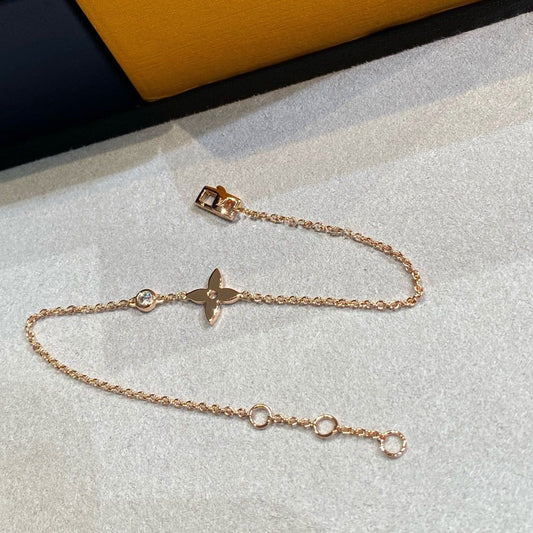 [Gaonasi]STAR DIAMOND PINK GOLD BRACELET