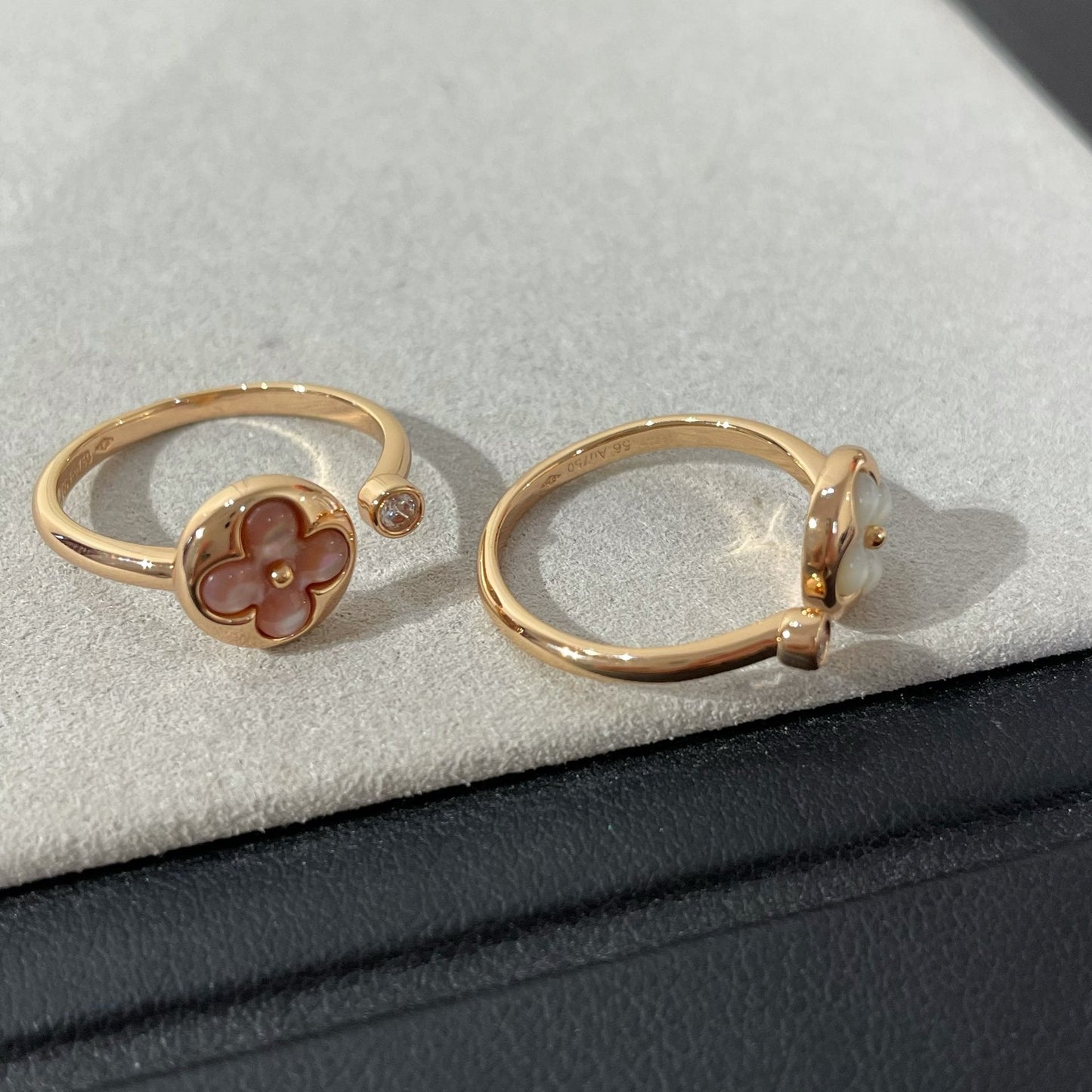 [Gaonasi]SUN 1 DIAMOND PINK MOP RING