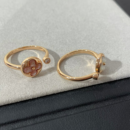 [Gaonasi]SUN 1 DIAMOND PINK MOP RING