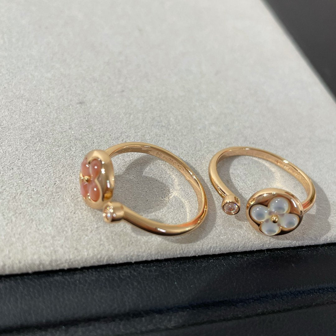 [Gaonasi]SUN 1 DIAMOND PINK MOP RING