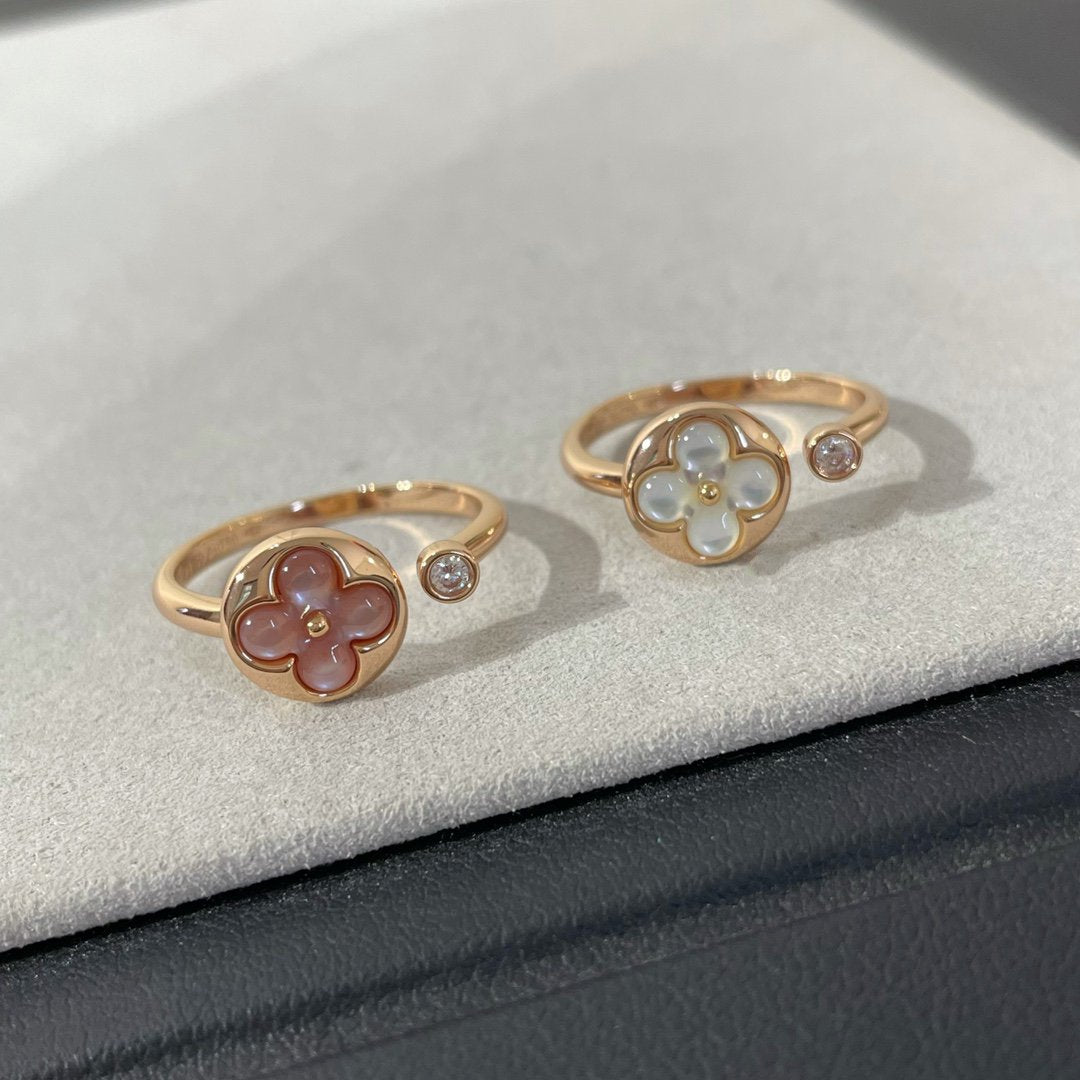 [Gaonasi]SUN 1 DIAMOND PINK MOP RING