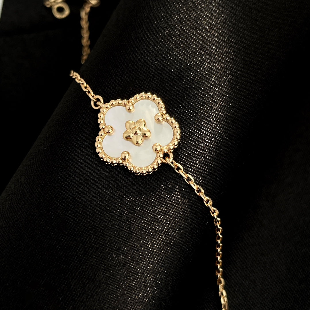 [Gaonasi]LUCKY SPRING ROSE GOLD MOP BRACELET