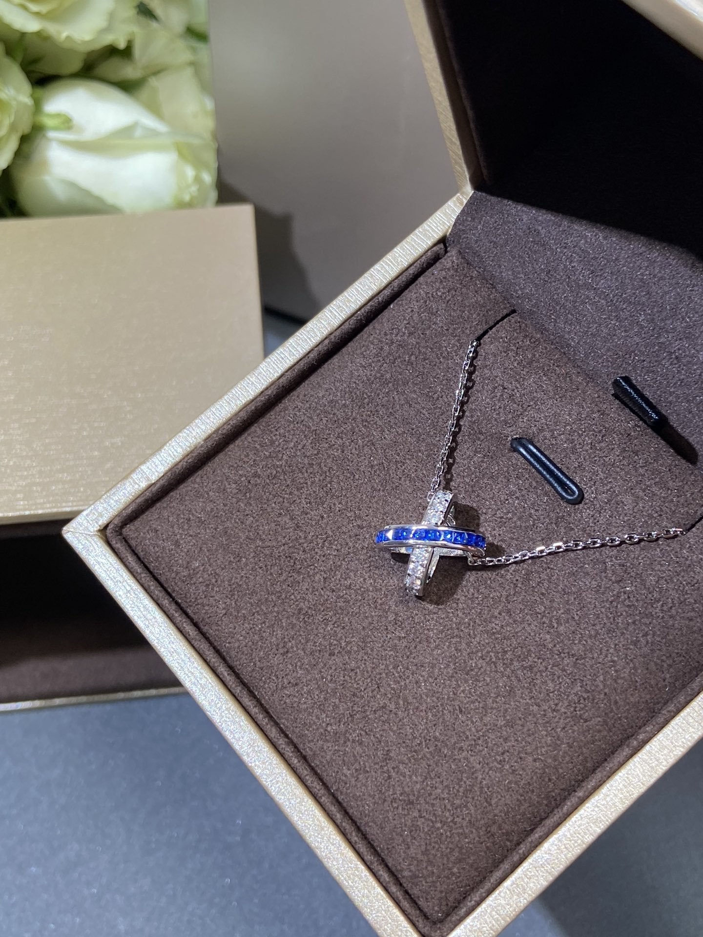 [Gaonasi]LIENS DIAMOND SILVER NECKLACE