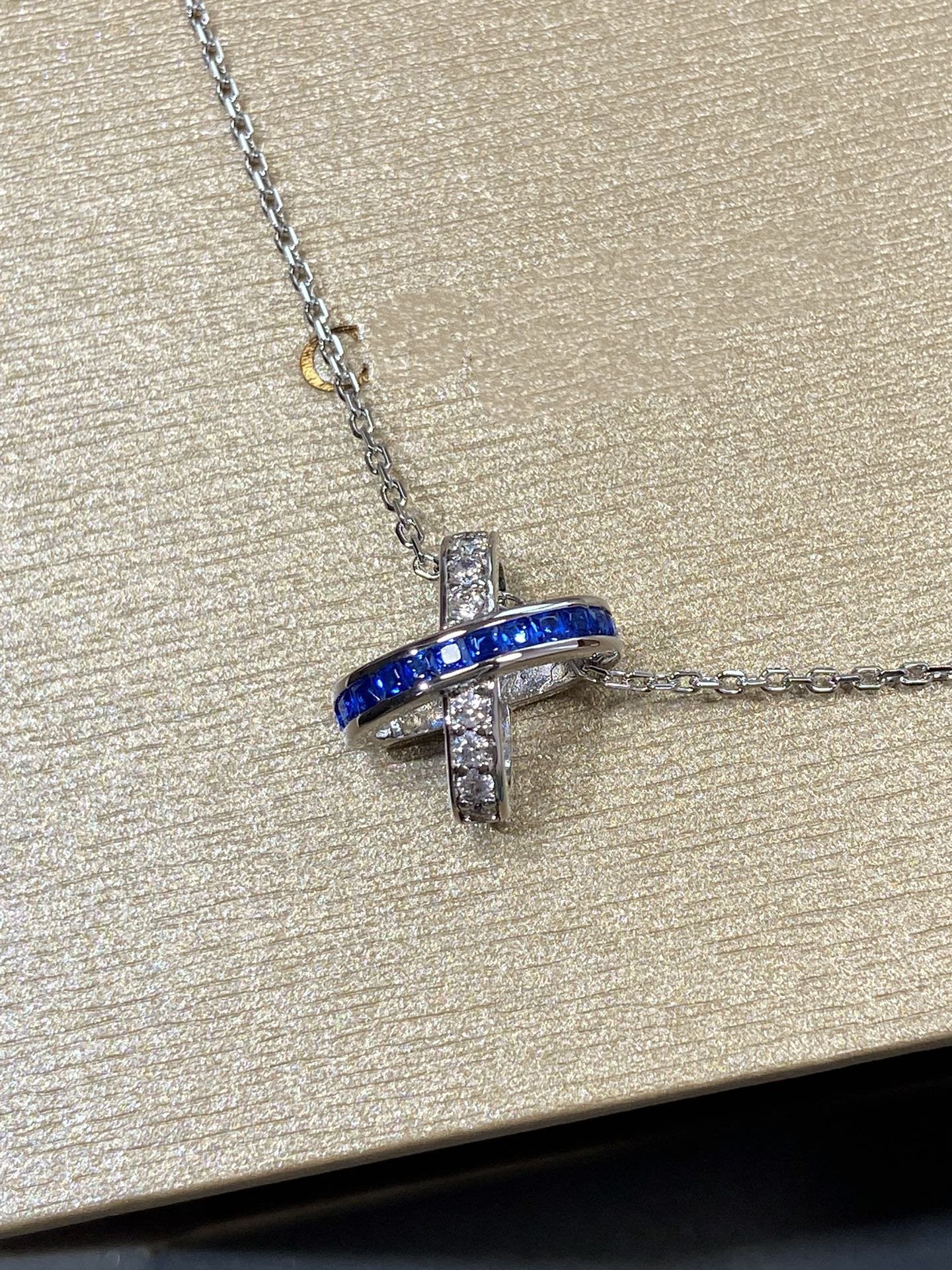 [Gaonasi]LIENS DIAMOND SILVER NECKLACE