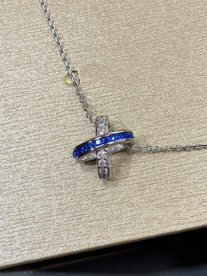 [Gaonasi]LIENS DIAMOND SILVER NECKLACE