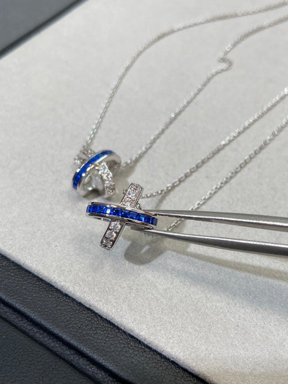 [Gaonasi]LIENS DIAMOND SILVER NECKLACE