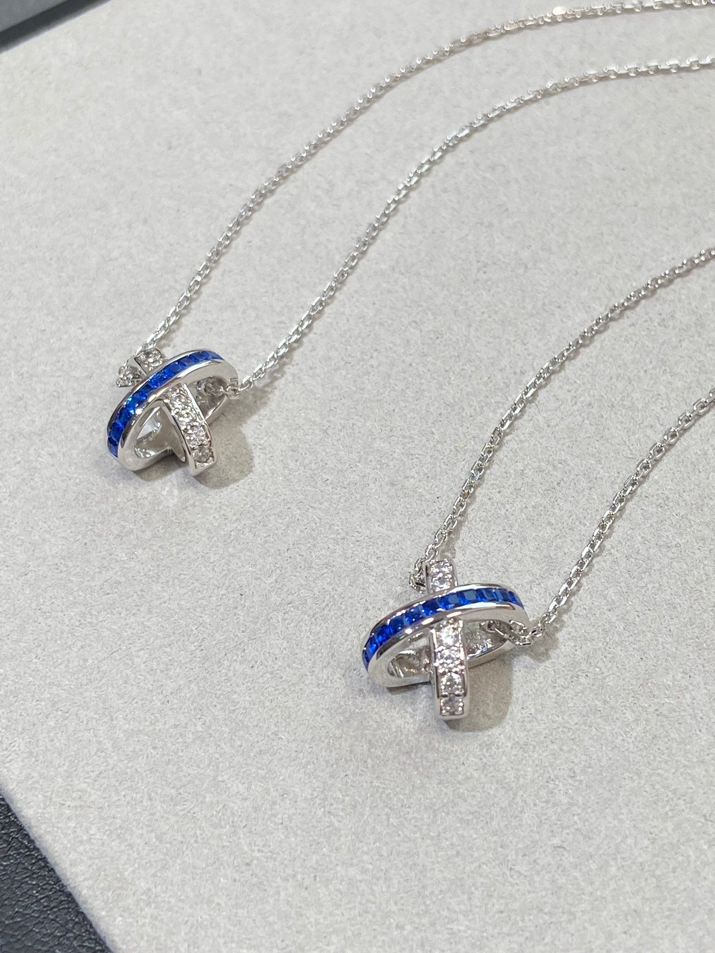 [Gaonasi]LIENS DIAMOND SILVER NECKLACE