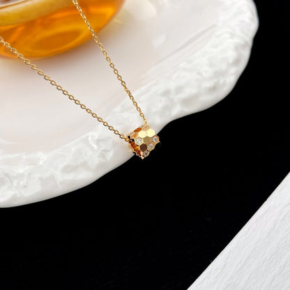 [Gaonasi]BEE MINI PEDANT DIAMOND NECKLACE