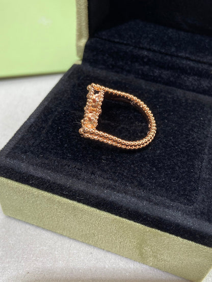 [Gaonasi]CLOVER RIVERSIBLE RING GOLD COLLECTION
