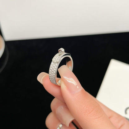 [Gaonasi]KELLY SILVER DIAMOND RING