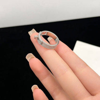 [Gaonasi]KELLY SILVER DIAMOND RING