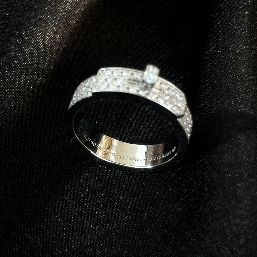 [Gaonasi]KELLY SILVER DIAMOND RING