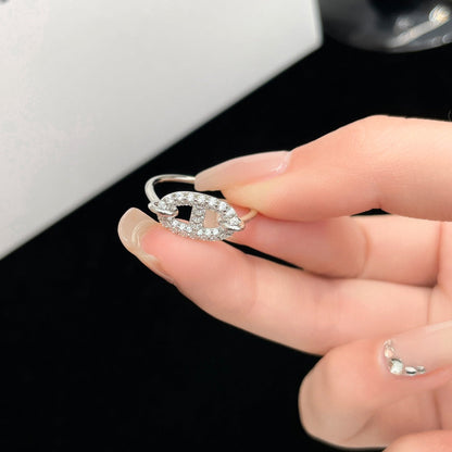 [Gaonasi]RONDE SMALL SILVER DIAMOND RING
