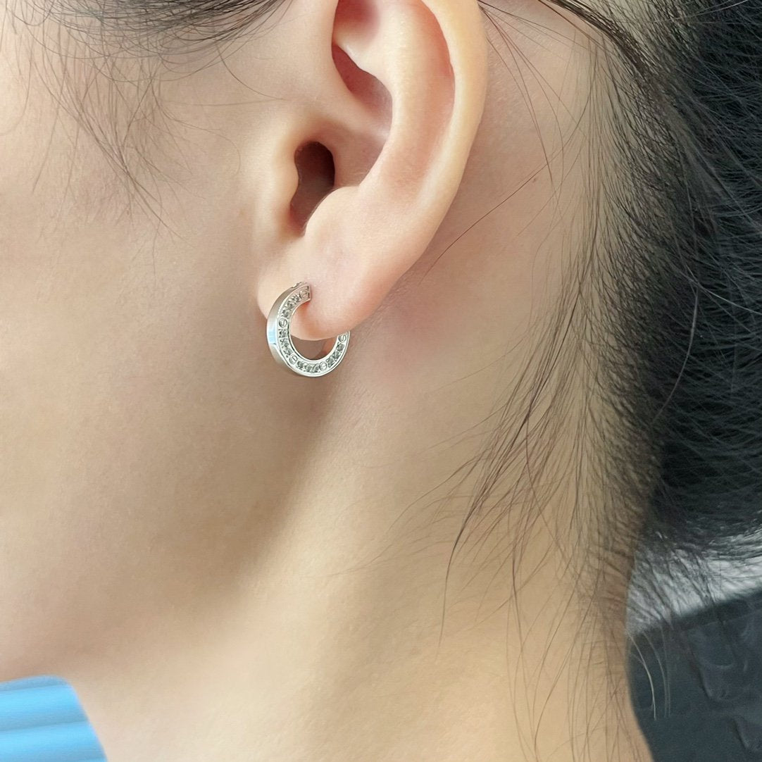 [Gaonasi Jewelry]LOVE DIAMOND EARRINGS