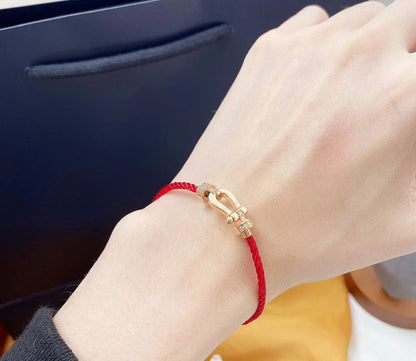 [Gaonasi]FORCE 10 HALF DIAMOND PINK GOLD RED CORDERI LARGE AND MEDIUM MODEL