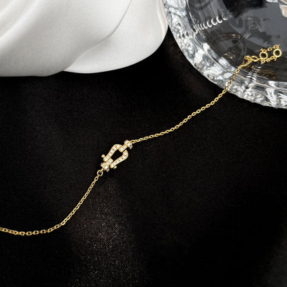 [Gaonasi]FORCE 10 FULL DIAMOND BUCKLE CHAIN LINK MINI MODEL