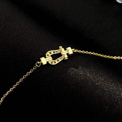[Gaonasi]FORCE 10 FULL DIAMOND BUCKLE CHAIN LINK MINI MODEL