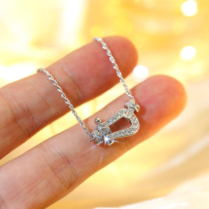[Gaonasi]FORCE 10 DIAMOND SILVER NECKLACE MINI MODEL