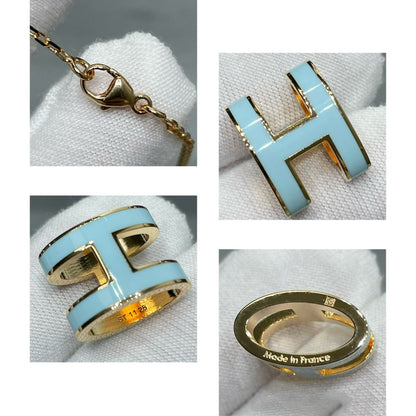 [Gaonasi]POP H SKY BLUE NECKLACE