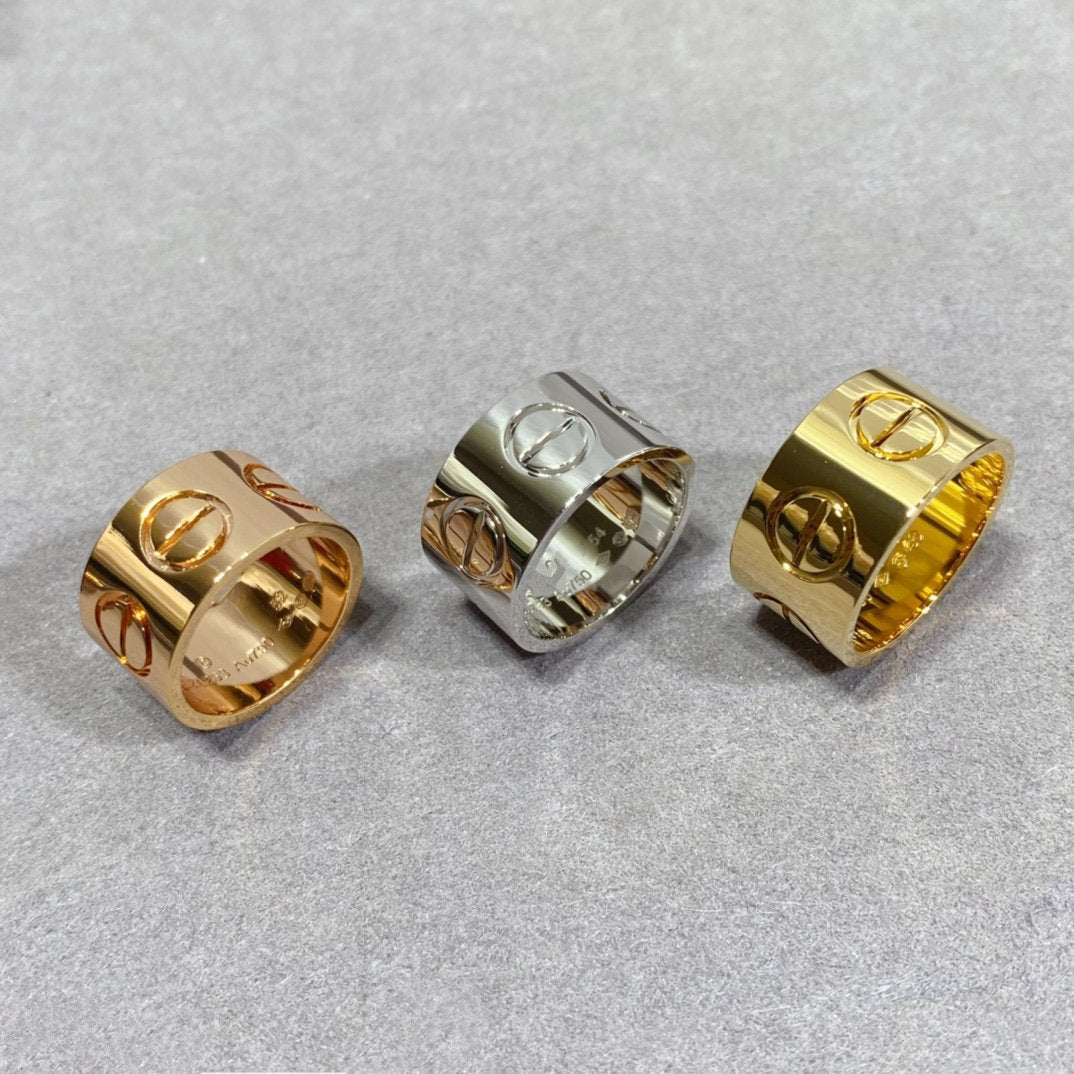 [Gaonasi Jewelry]LOVE 11MM LARGE RING