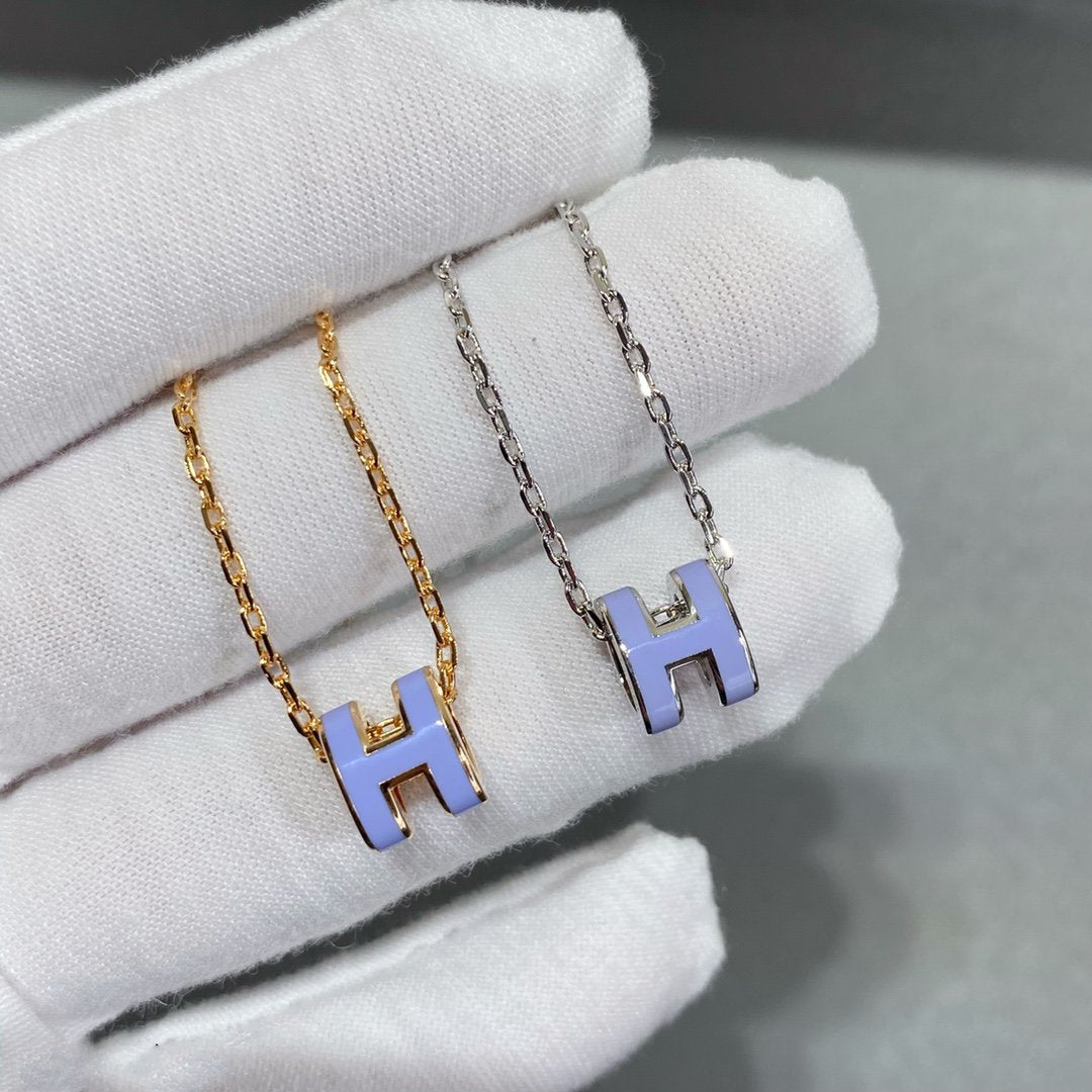 [Gaonasi]MINI POP H NECKLACE