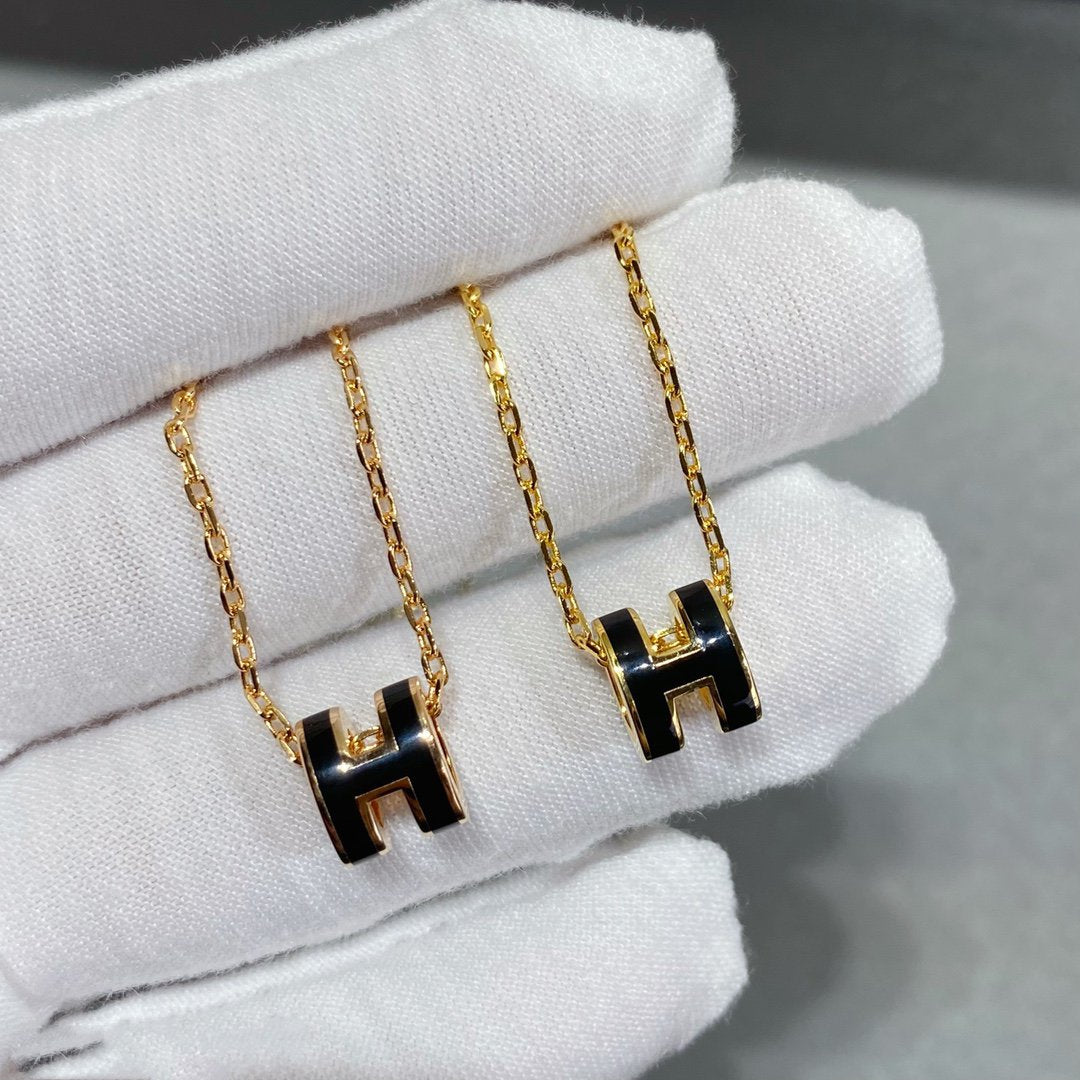 [Gaonasi]MINI POP H NECKLACE