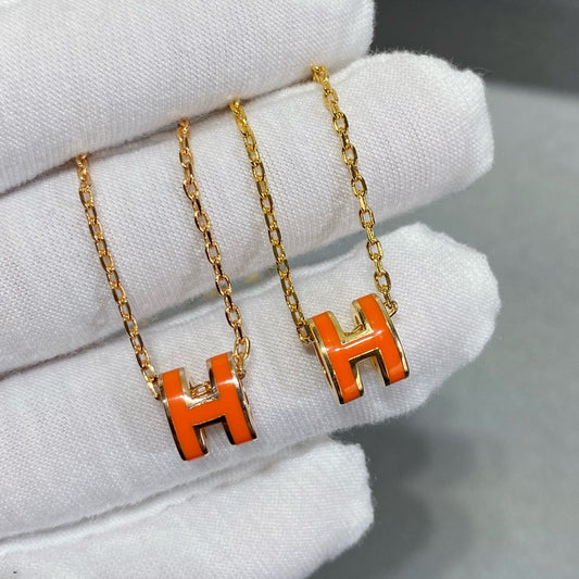 [Gaonasi]MINI POP H NECKLACE