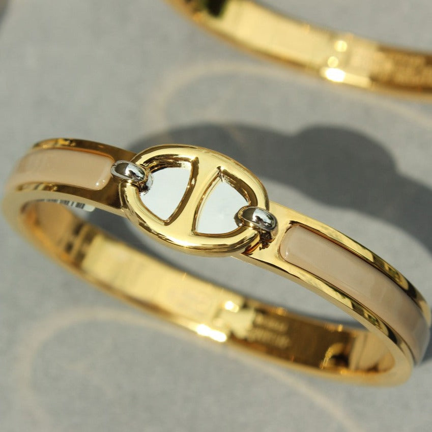 [Gaonasi]CLIC CHAINE GOLD BRACELET