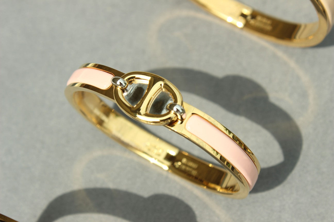 [Gaonasi]CLIC CHAINE GOLD BRACELET