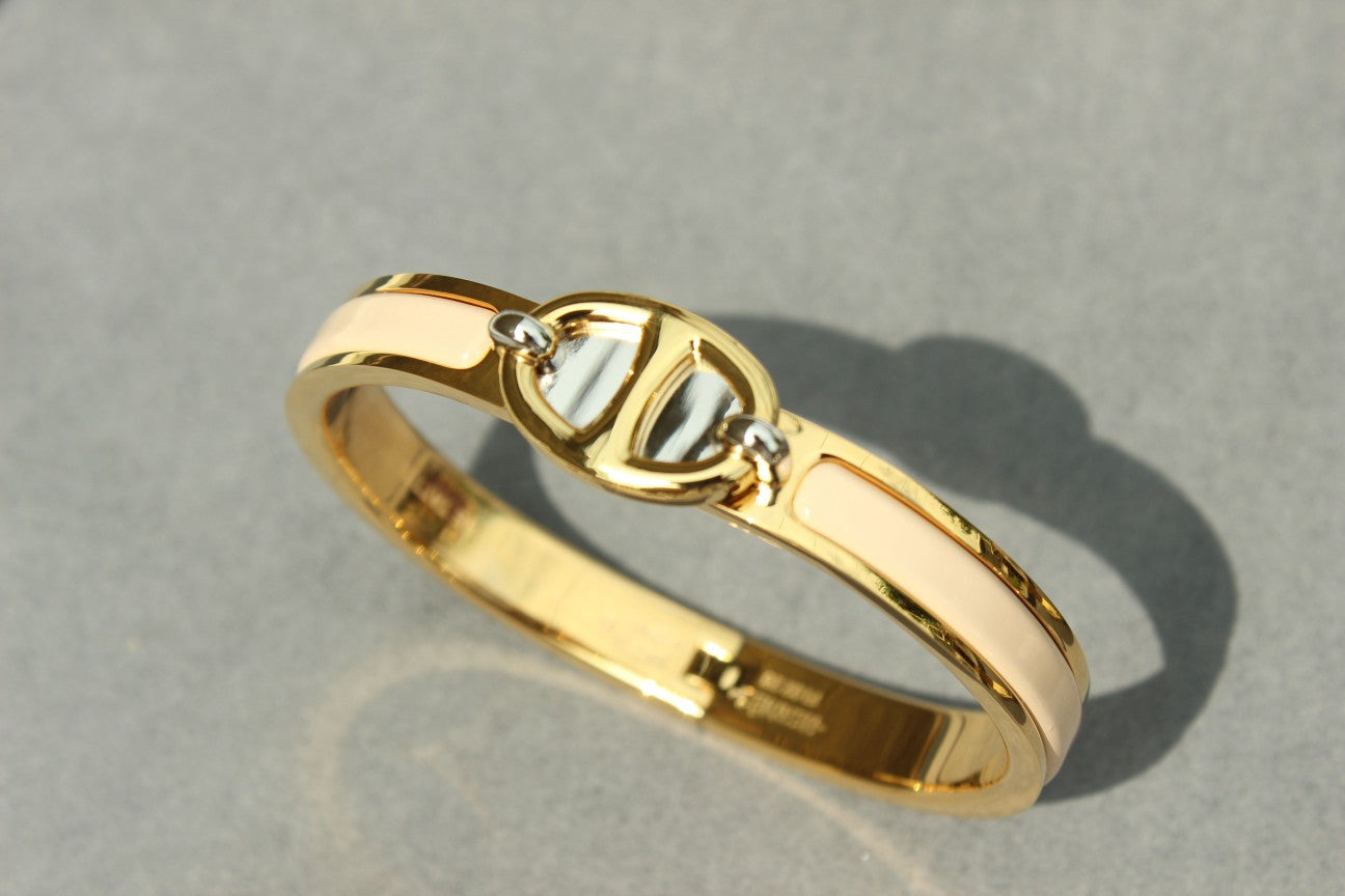 [Gaonasi]CLIC CHAINE GOLD BRACELET