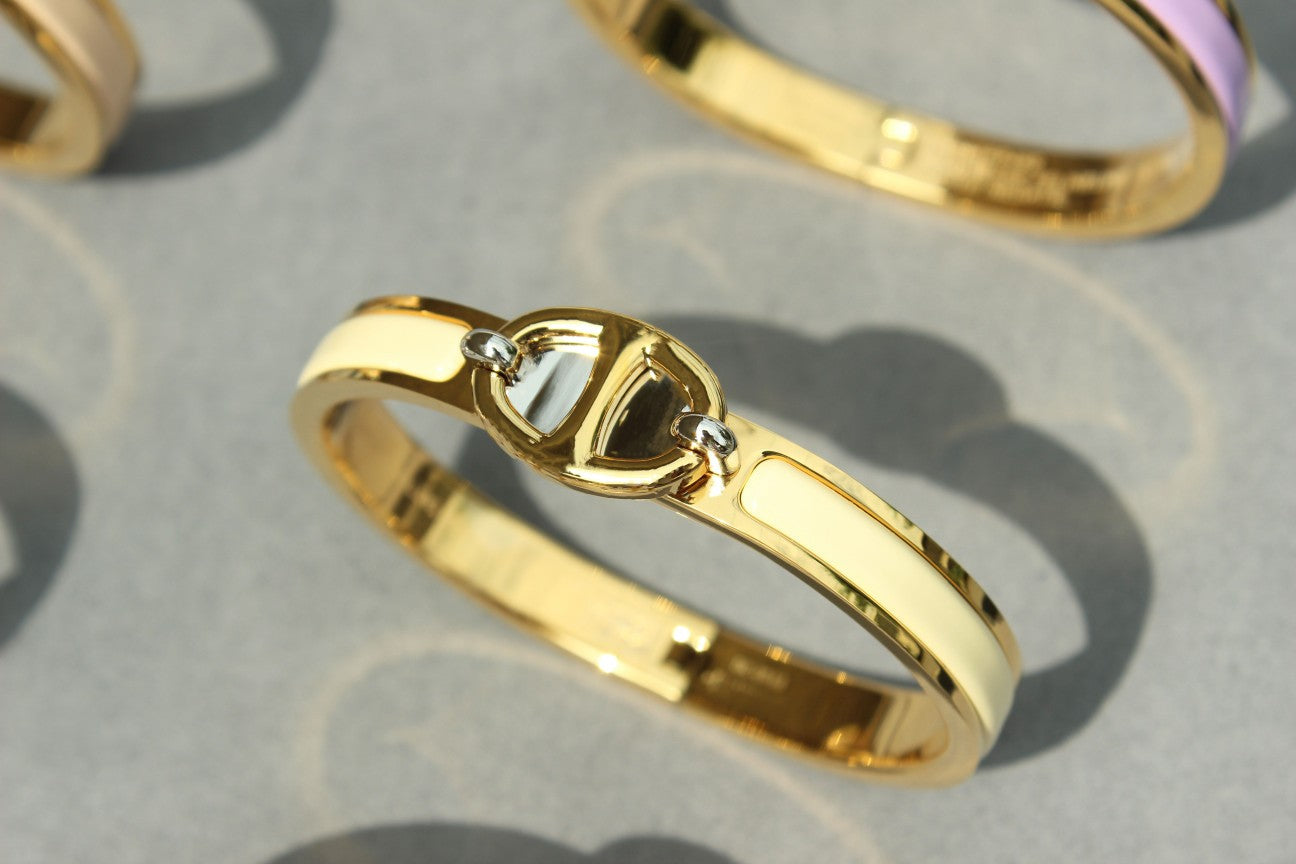 [Gaonasi]CLIC CHAINE GOLD BRACELET