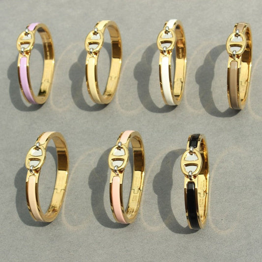 [Gaonasi]CLIC CHAINE GOLD BRACELET