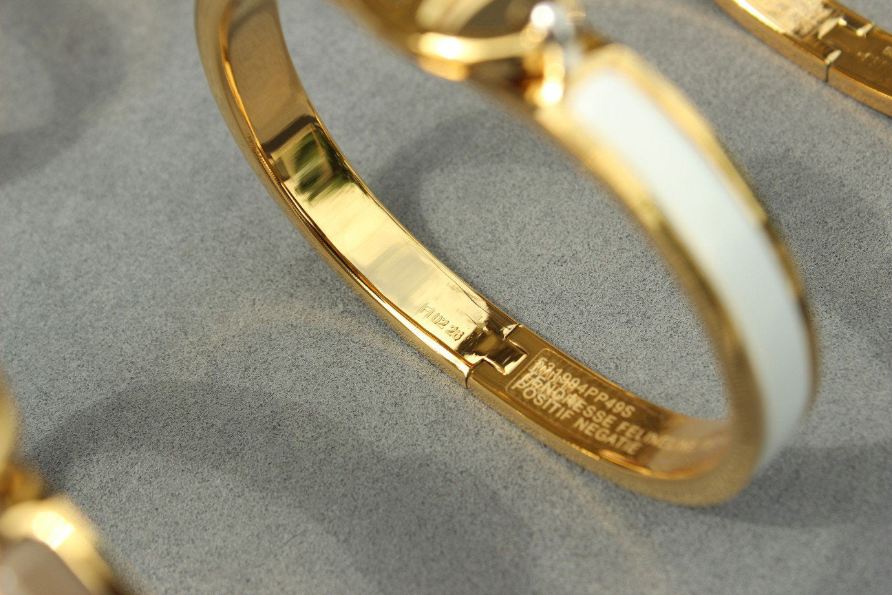 [Gaonasi]CLIC CHAINE GOLD BRACELET