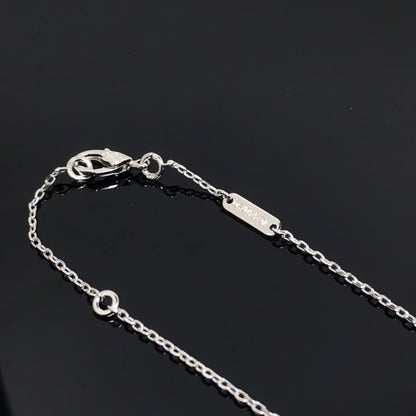 [Gaonasi]CLOVER PIETERSITE SILVER LONG NECKLACE