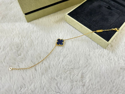 [Gaonasi]CLOVER 1 MOTIF PIETERSITE BRACELET
