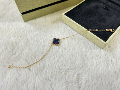 [Gaonasi]CLOVER 1 MOTIF PIETERSITE BRACELET