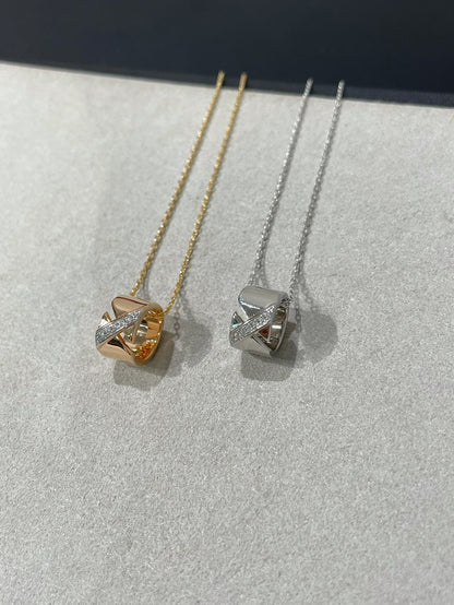 [Gaonasi]LIENS EVIDENCE DIAMOND NECKLACE