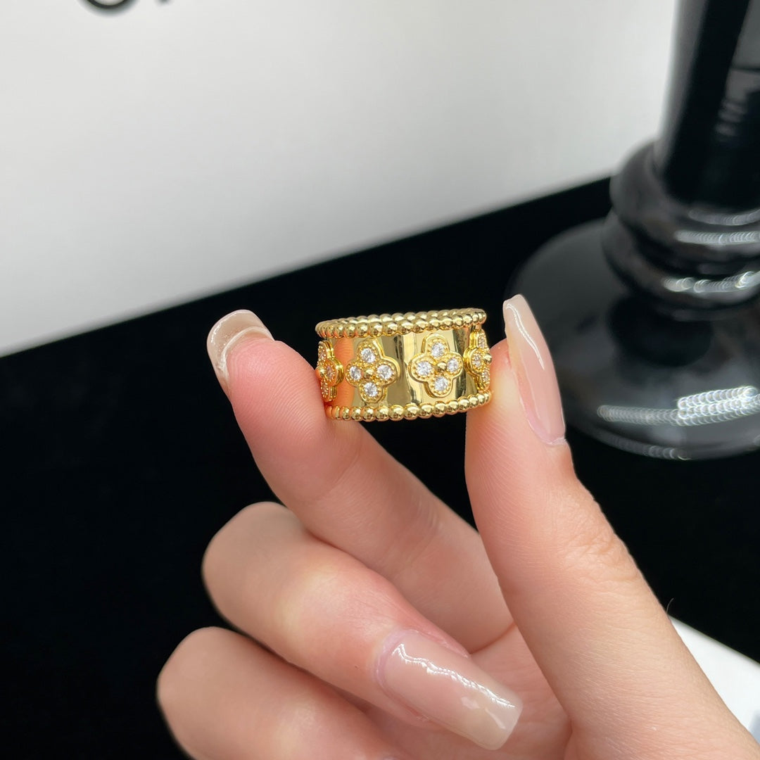 [Gaonasi]PERLEE DIAMOND LARGE RING
